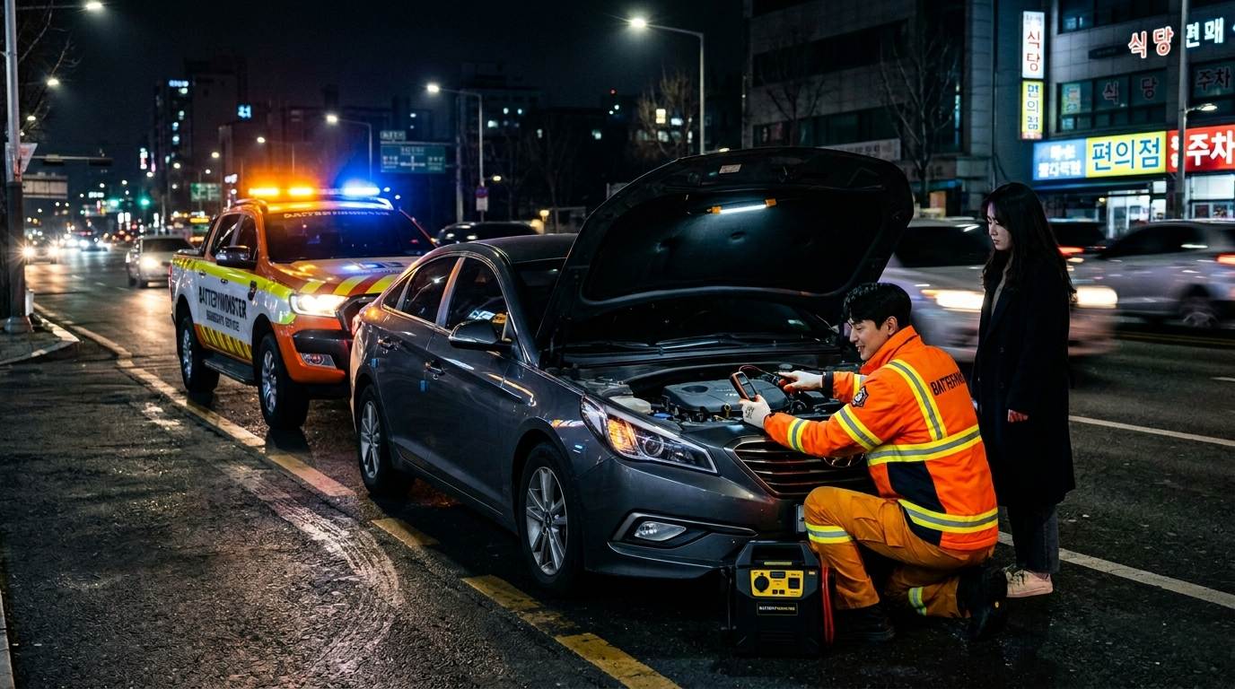 김포공항 인근 자동차배터리 방전 대처와 교체 기준 대표 이미지